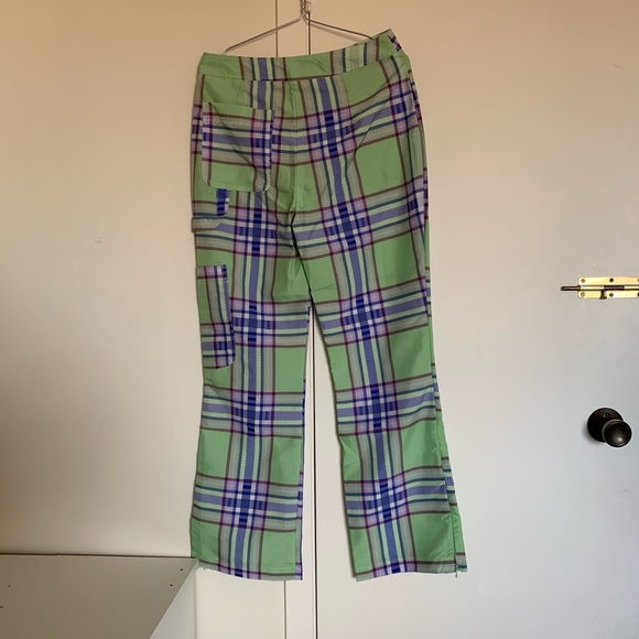 ASOS DESIGN 90’s check kick flare pants - Picture 2 of 2